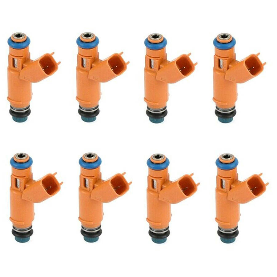 8Pcs Fuel Injector 2W93-AA for Jaguar For Land Rover Range Rover 4.2L 4.4L V8