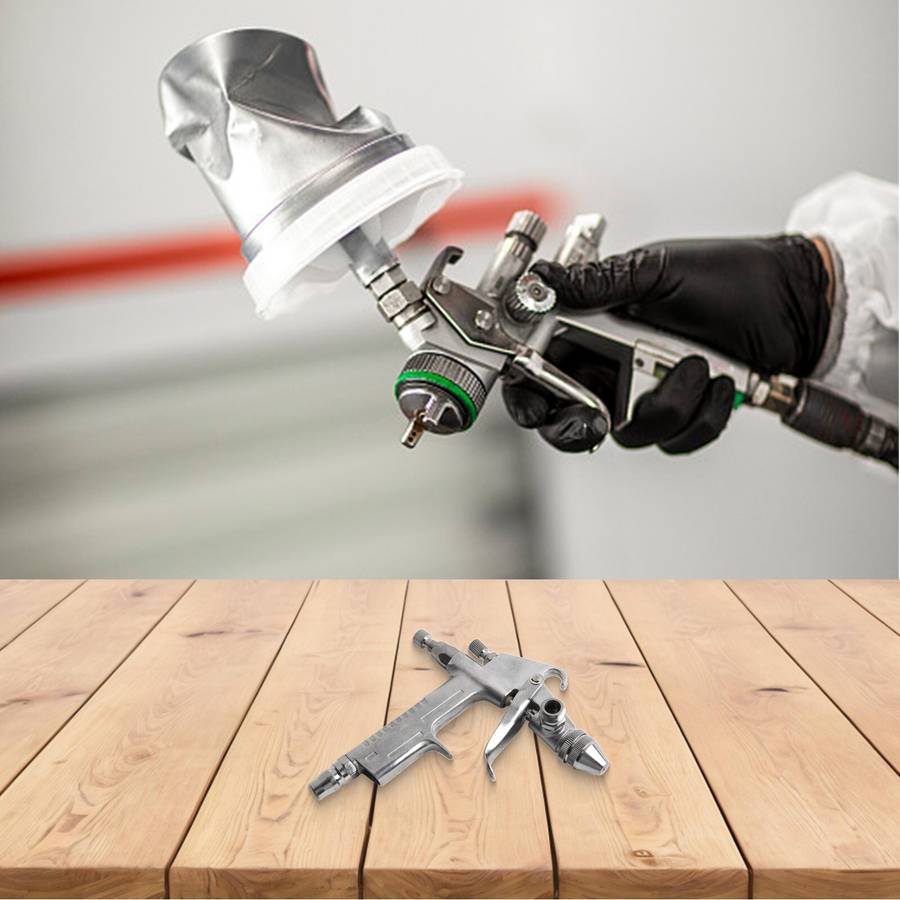 K-3 Mini Pneumatic Spray Machine Wood Wall Painter 10Bar 35L/min Aluminum