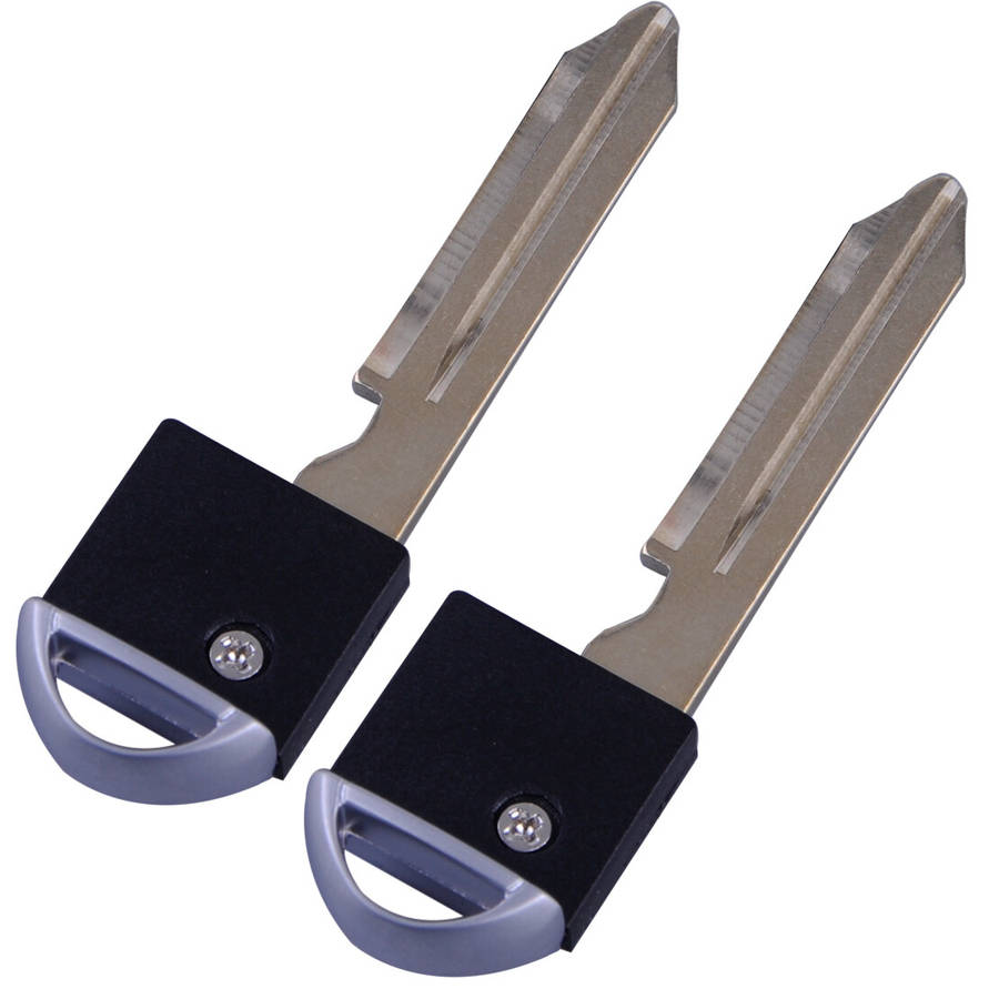 2x Uncut Remote Smart Emergency Key Blade fit for Nissan Altima Maxima Sentra Yd