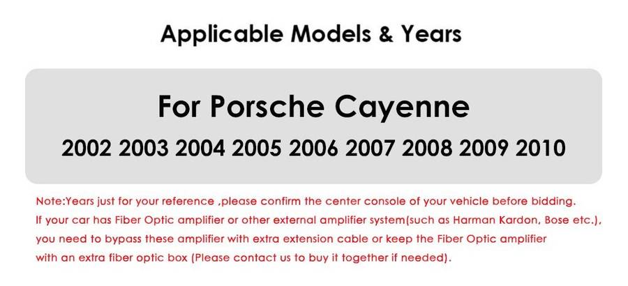 Apple CarPlay 2+32GB Android 11 Car Navi GPS Radio for Porsche Cayenne 2002-2010
