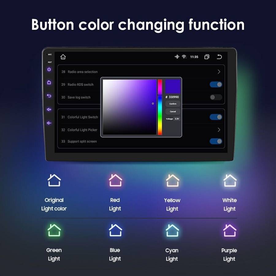 Android 8Core GPS Radio Player Stereo CarPlay DSP For Honda Civic 2013-2017 128G
