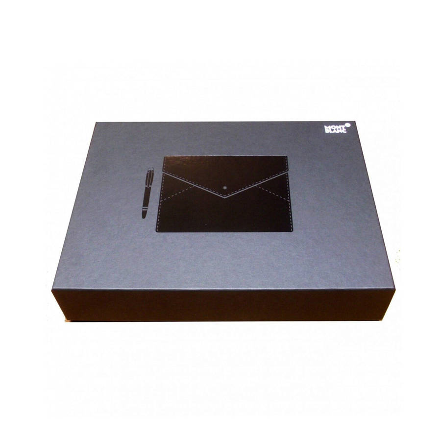 Montblanc Augmented Paper Sartorial Electric Blue StarWalker Ballpoint + Warranty Card + Refills