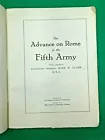 `ADVANCE ON ROME` 5TH ARMY , 1944 (RESTRICTED & NUMBERED}