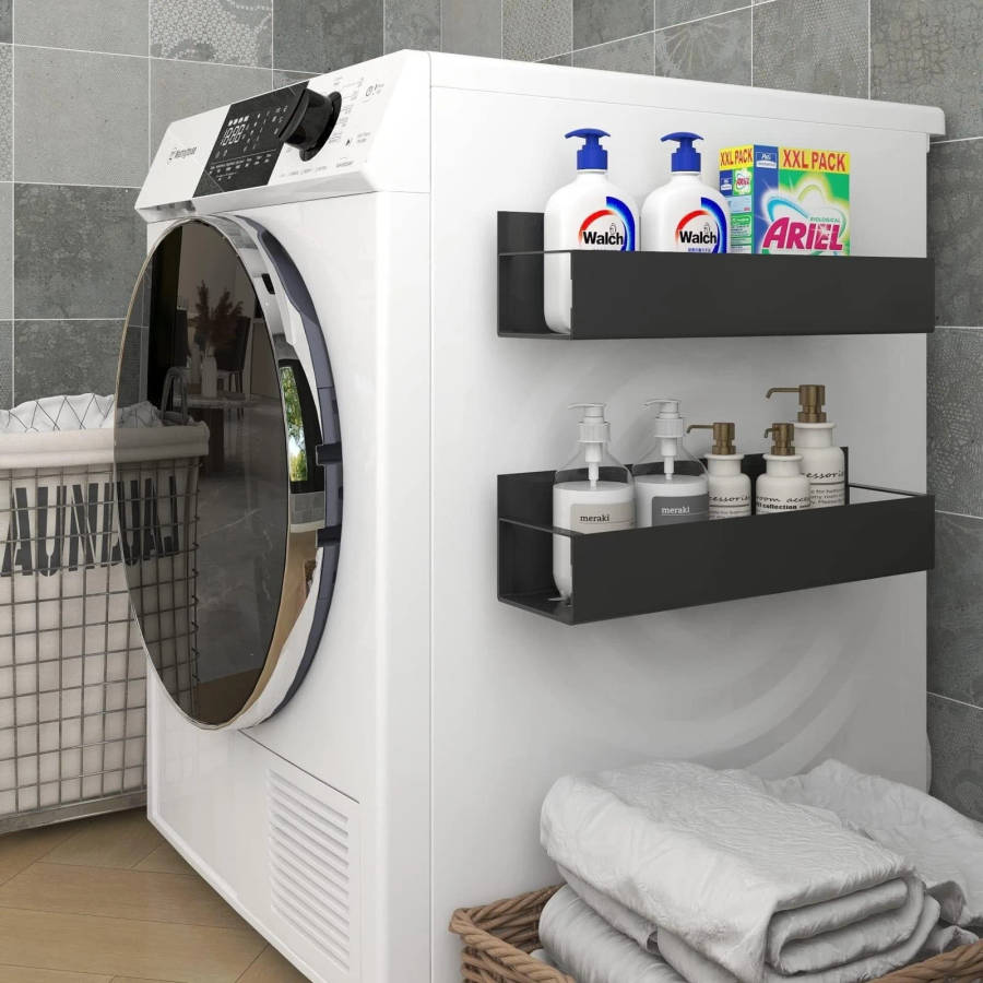 2Piece Magnetic Storage Spice Rack for Fridges & Ovens