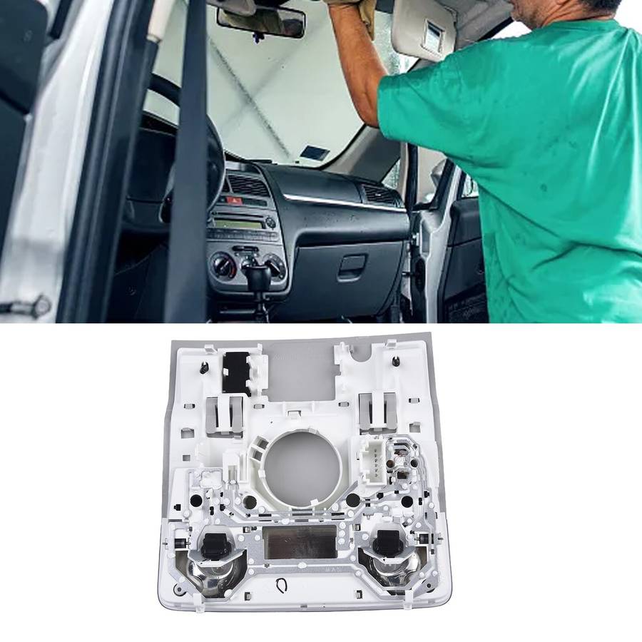 Car Interior Roof Reading Ceiling Light For Golf For Passat 1K0947105P-Gra