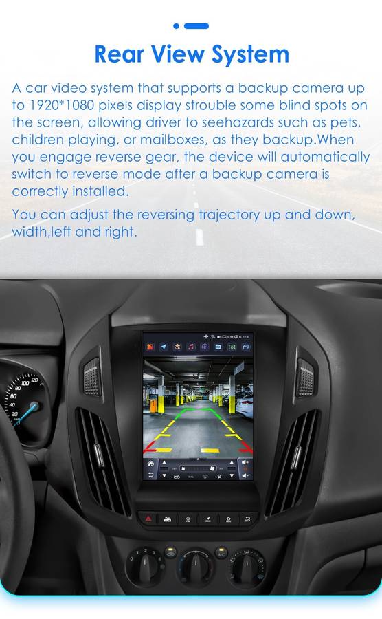 For Ford Tourneo Connect/Transit Connect 2013-2018 Carplay 9.7''GPS Stereo 8Core