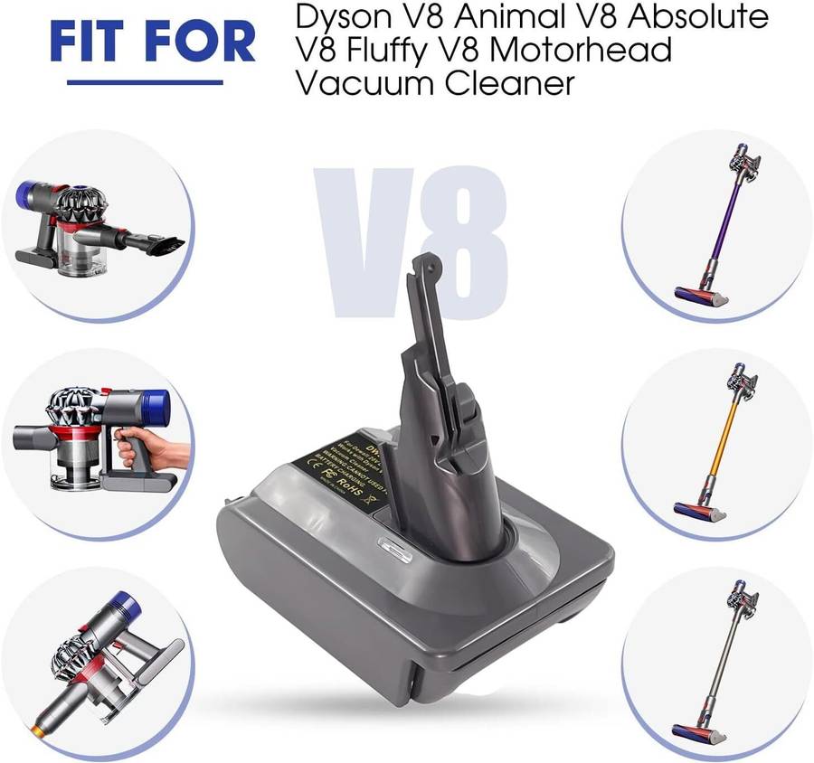 V7 V8 Battery Adapter for Dewalt 20V Battery Convert To For Dyson Vacuum Cleaner