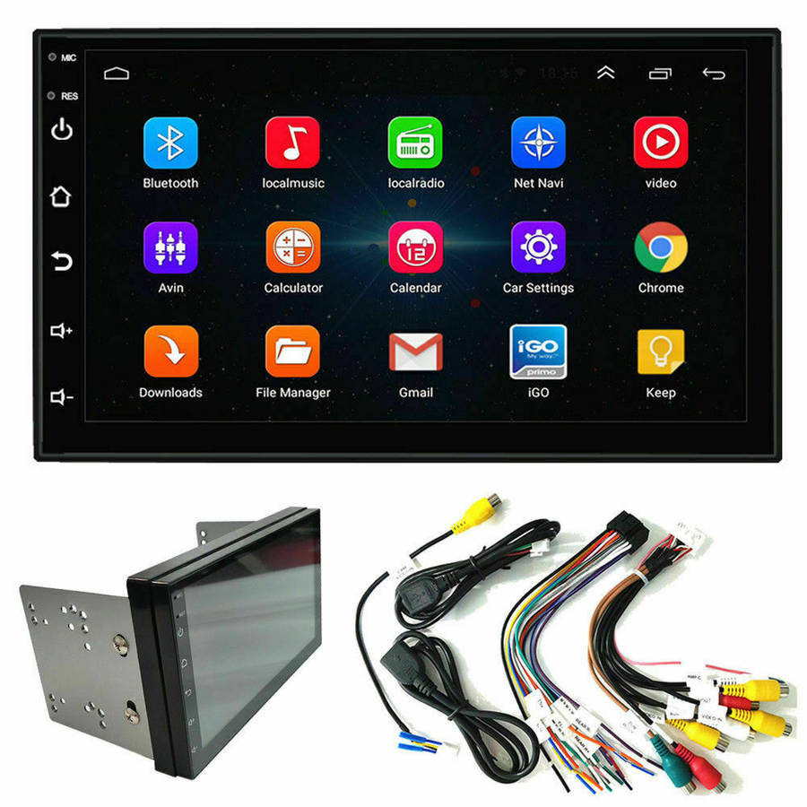 7'' Double 2 DIN Android 10 Car Stereo FM Radio WiFi GPS Navigation HeadUnit DAB