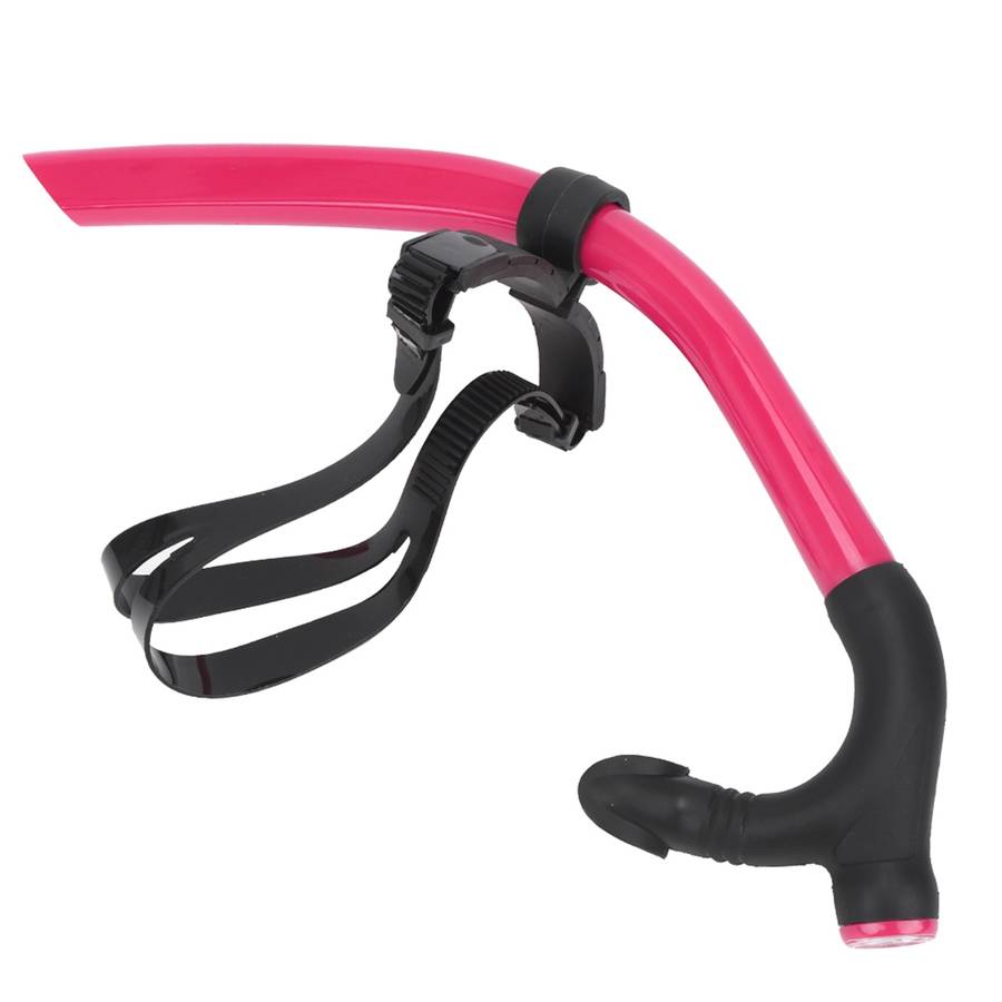 (Pink)Front Snorkel Breathing Tube Detachable Swimming Scuba For Snorkeling CH