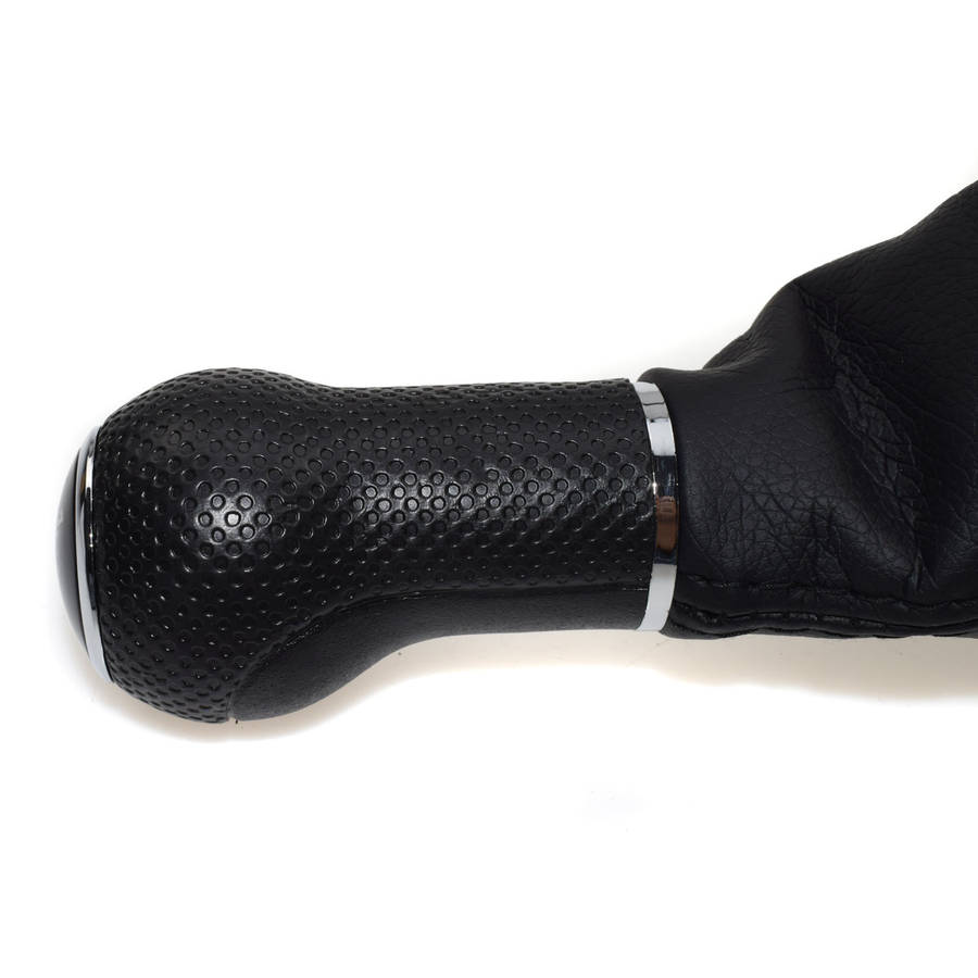 PU Leather 5 Speed Gear Stick Shift Gaiter Boot Lever Knob for VW Jetta 02-12