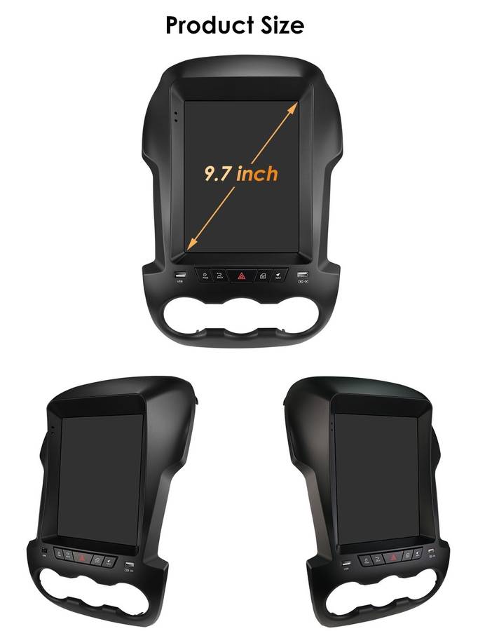 8Core For Ford Ranger 2011-2015 9.7" Screen Android Car Radio GPS WIFI DSP 4+32G