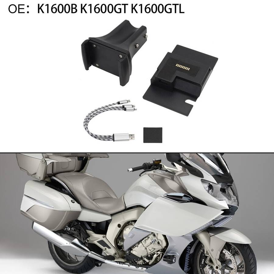 Motorcycle GPS Phone Navigation Bracket USB Charger Holder Mount Stand 2011-2020