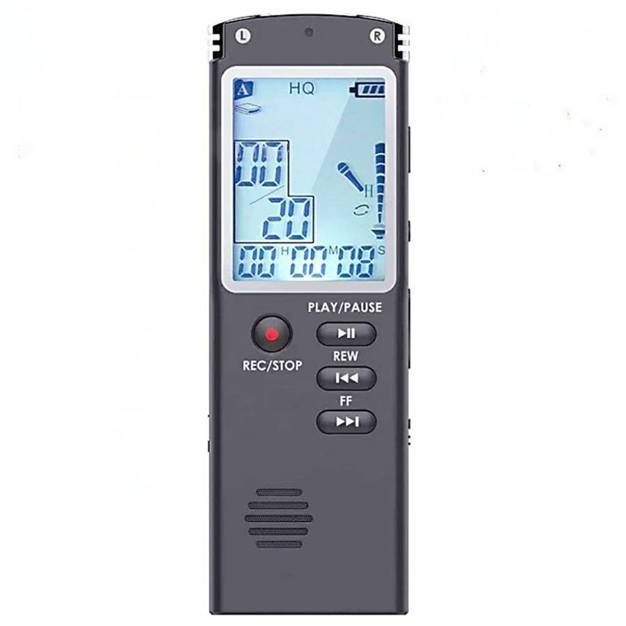 Professional USB Dictaphone Voice Recorder With WAV MP3 Player Functionality