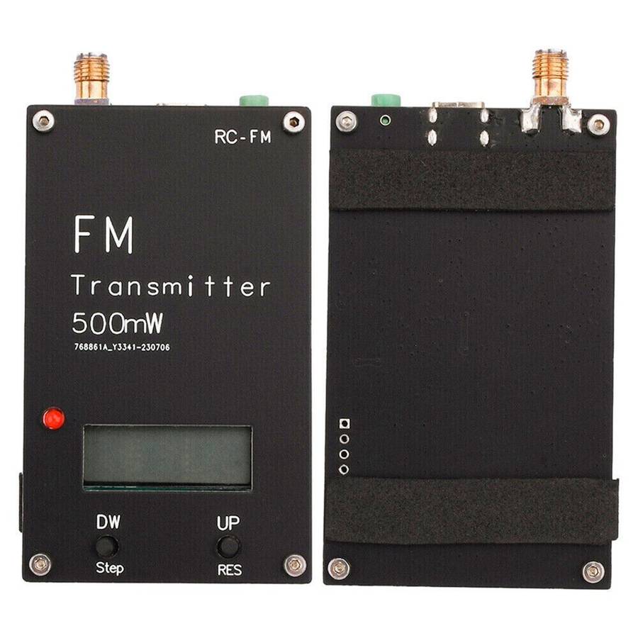 FM Stereo Transmitter With Adjustable Frequency For Devices