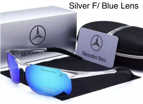 Mercedes Benz Sunglasses - Men&#039;s - Polaroid Lens / Alloy Frame Glasses- NEW UK