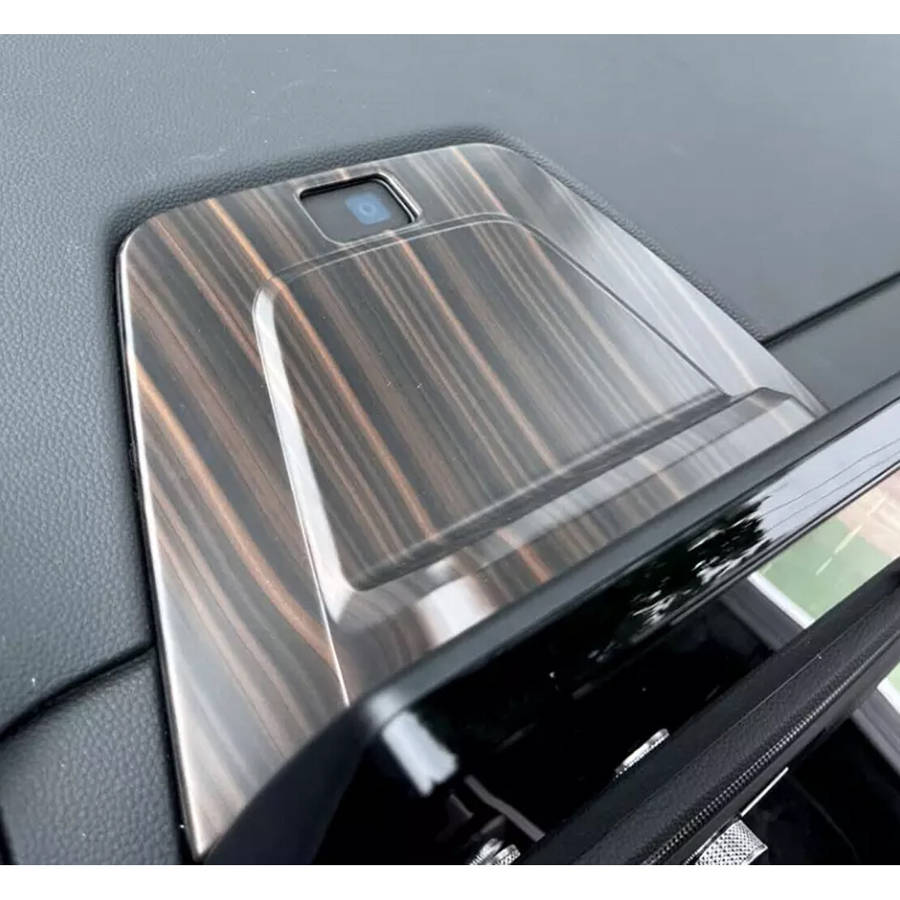 Wood Grain Center Console Navigation Panel Trim Fits For Honda CR-V 2023-2024
