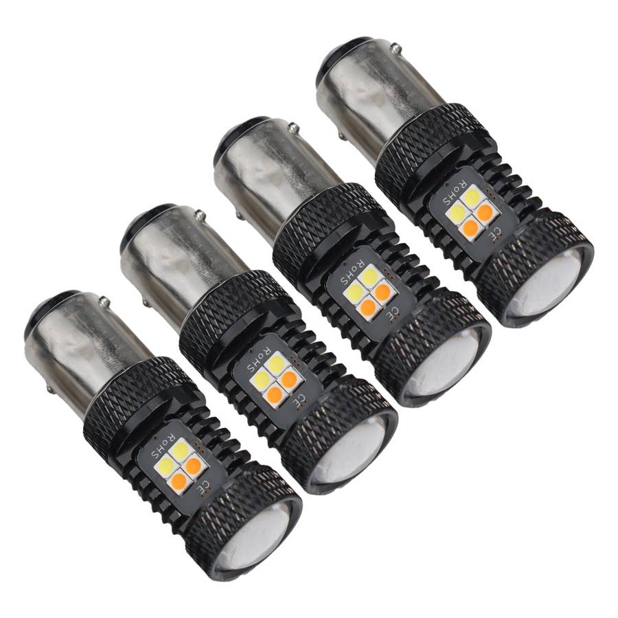 4pc 1157 for SWITCHBACK LED Turn Signal Bulbs/For for CHEVROLET C/K1500 2500