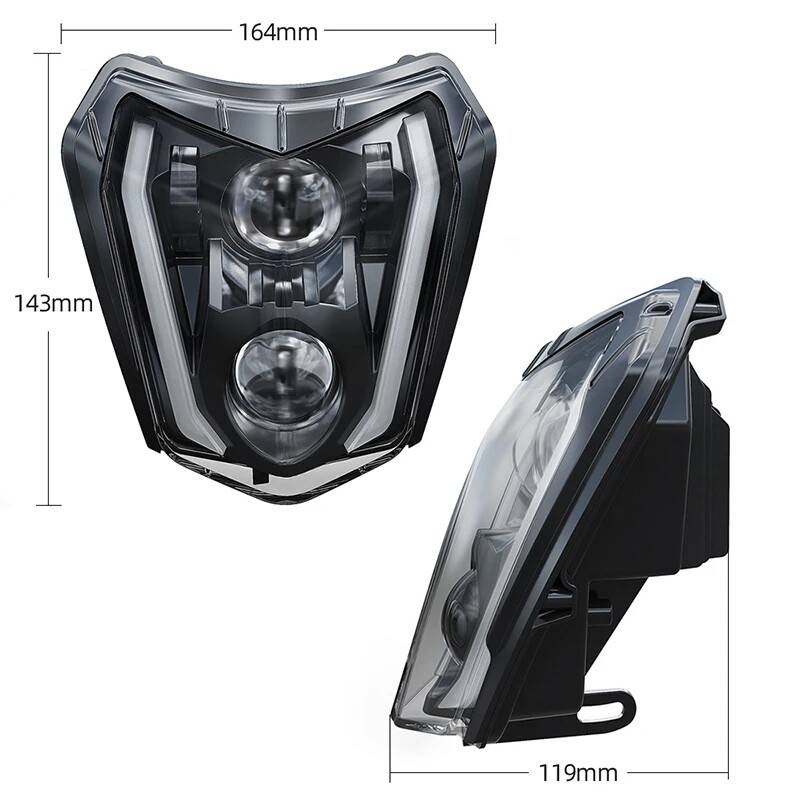 LED Headlight With Turn signal For KTM 250 XC-W 300 EXC 350 EXCF 450 EXC EXC-F