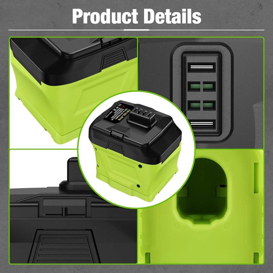 Battery Adapter for Ryobi 18V Li-ion Battery Convert to for Ryobi 12V Power tool