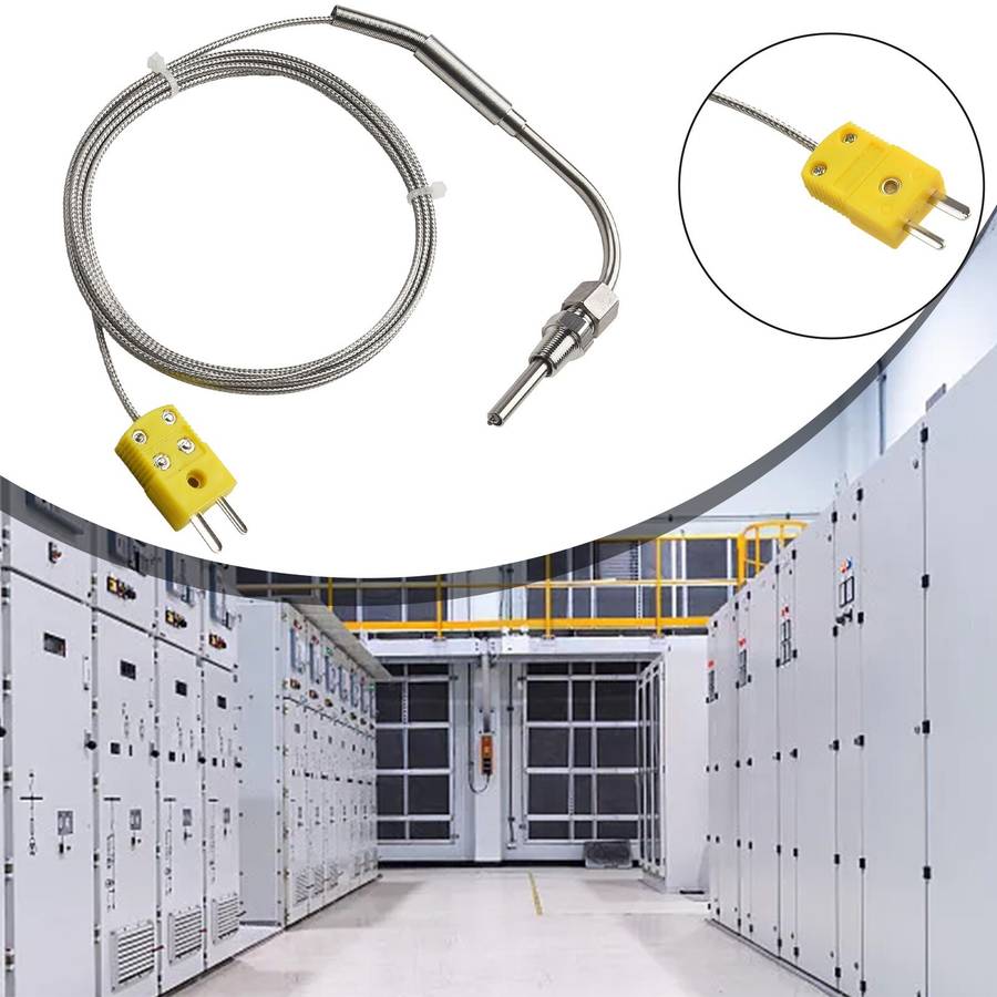 EGT Thermocouple For Exhaust Gas Temp Probe With Exposed Tip & Connector K-Type
