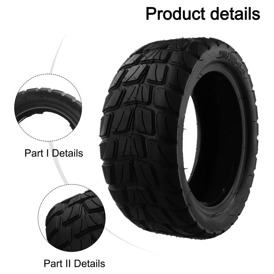 10inch 90/55-6.5 Off-Road Tubeless Tire For Electric Scooter Vacuum Tyre