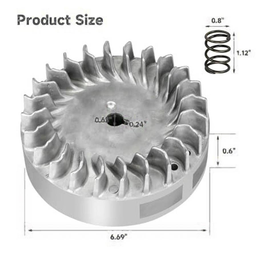 10krpm Aluminum Flywheel For PREDATOR For 212cc Mini Bike Go Kart Racing