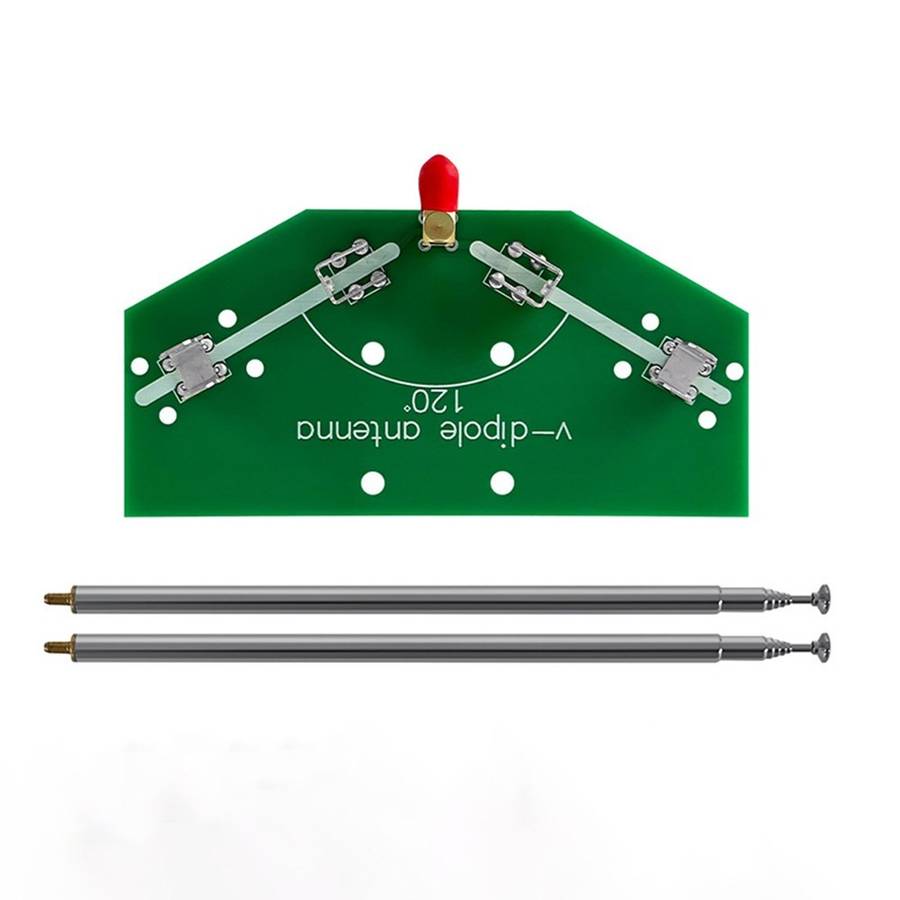 137MHz V Dipole Antenna Kit For Aviation Use With Adjustable Signal Frequency