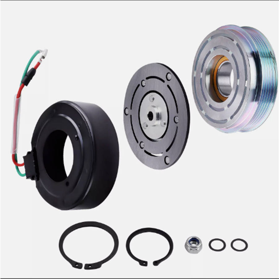 A/C AC Compressor Clutch Kit Plate Pulley Bearing Coil