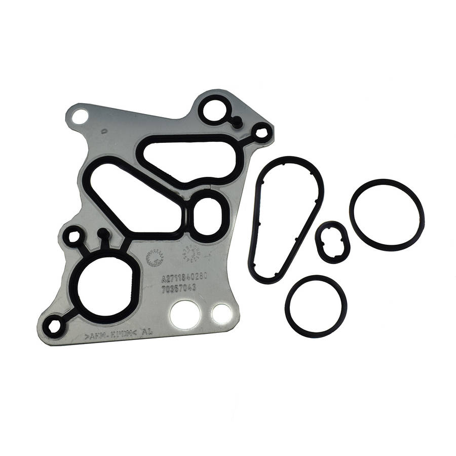 Oil Filter Housing Gasket &O-Rings Set For Mercedes M271 W204 C180 C200 E200 New