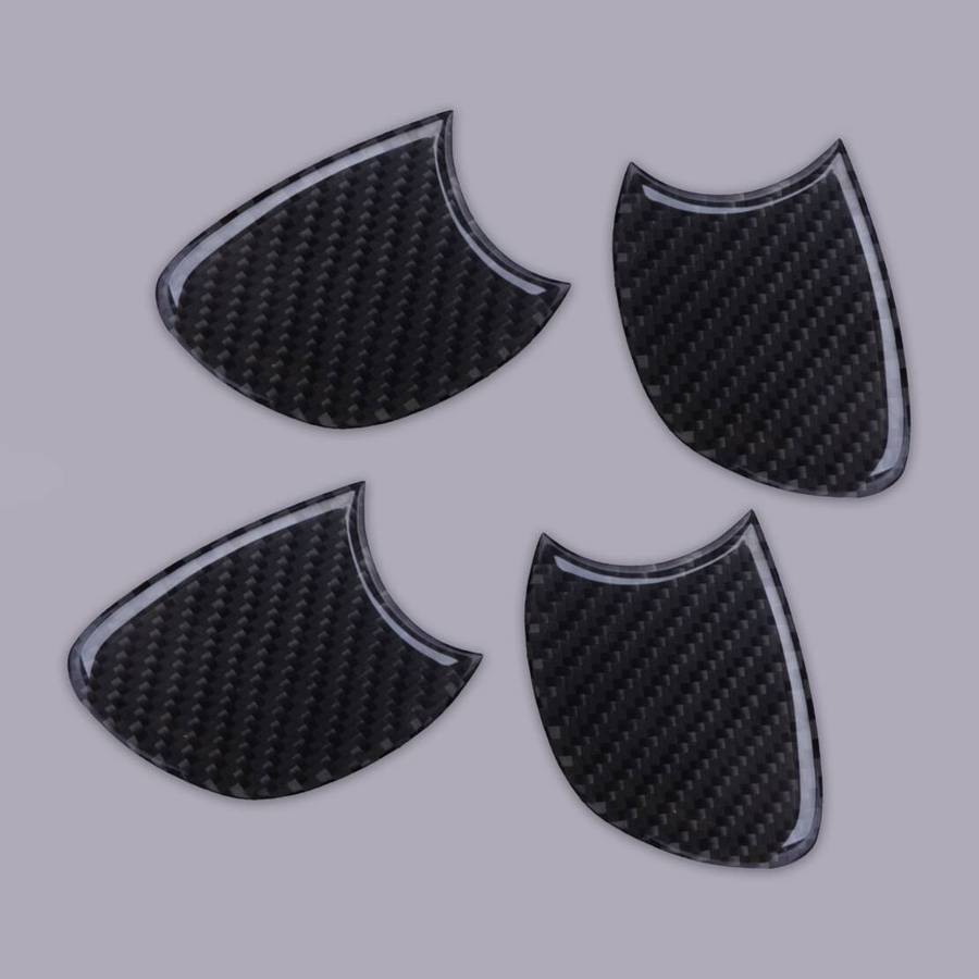 Carbon Fiber Interior Door Handle Bowl Cover Trim Fits For Toyota Corolla 07-13