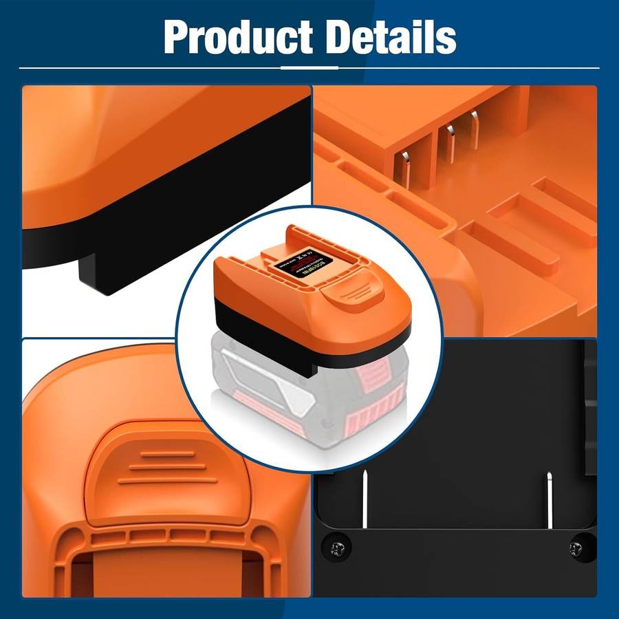 Adapter for Fein 18V Tools for Bosch 18V Battery to for Fein 18V Cordless Tool