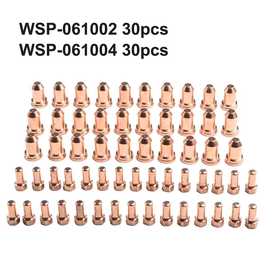 Premium 1 2mm Electrode Tips For PT 80 PT80 IPT 80 Plasma Cutter Torch (60pcs)