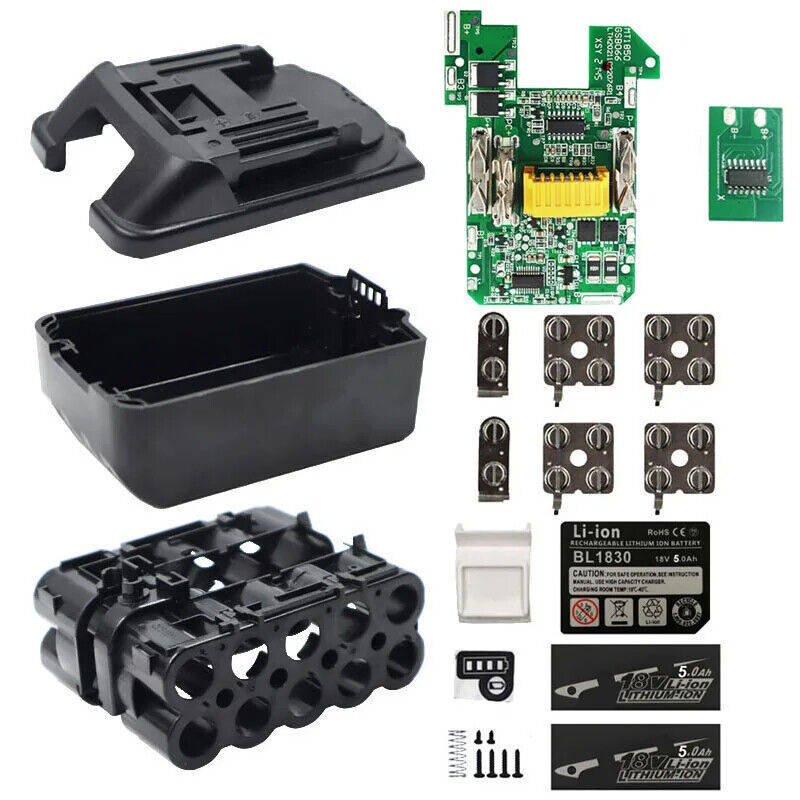 BL1830 For Makita 18V 3.0Ah 6.0Ah Li-ion Battery Case Charging Protect Circuit