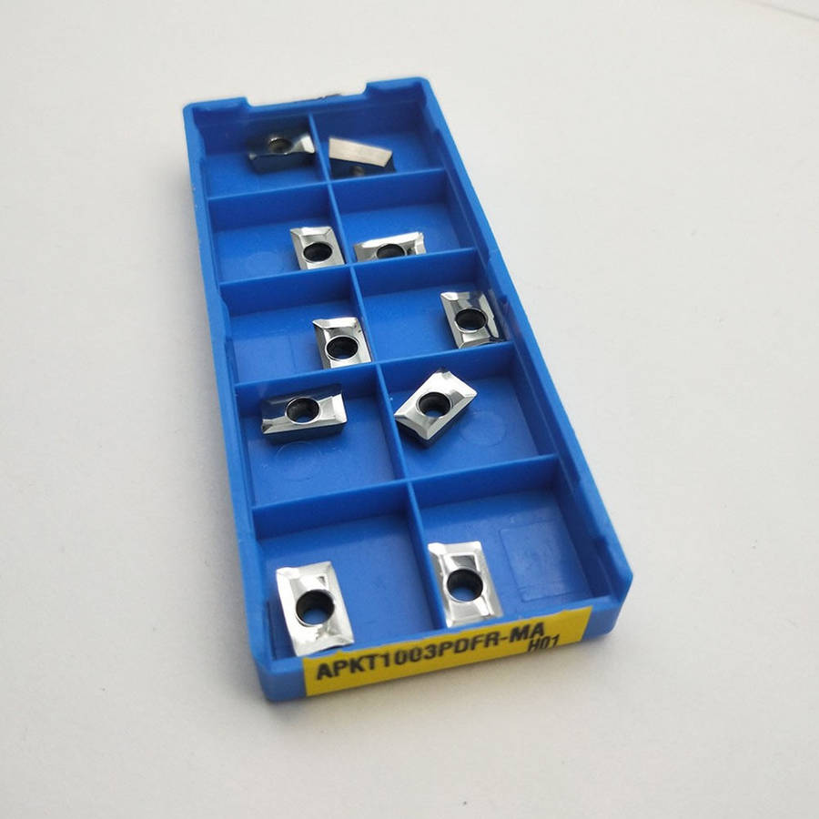 Brand New Carbide Insert Tools APKT 1003PDFR-MA H01 Accessories Aluminum