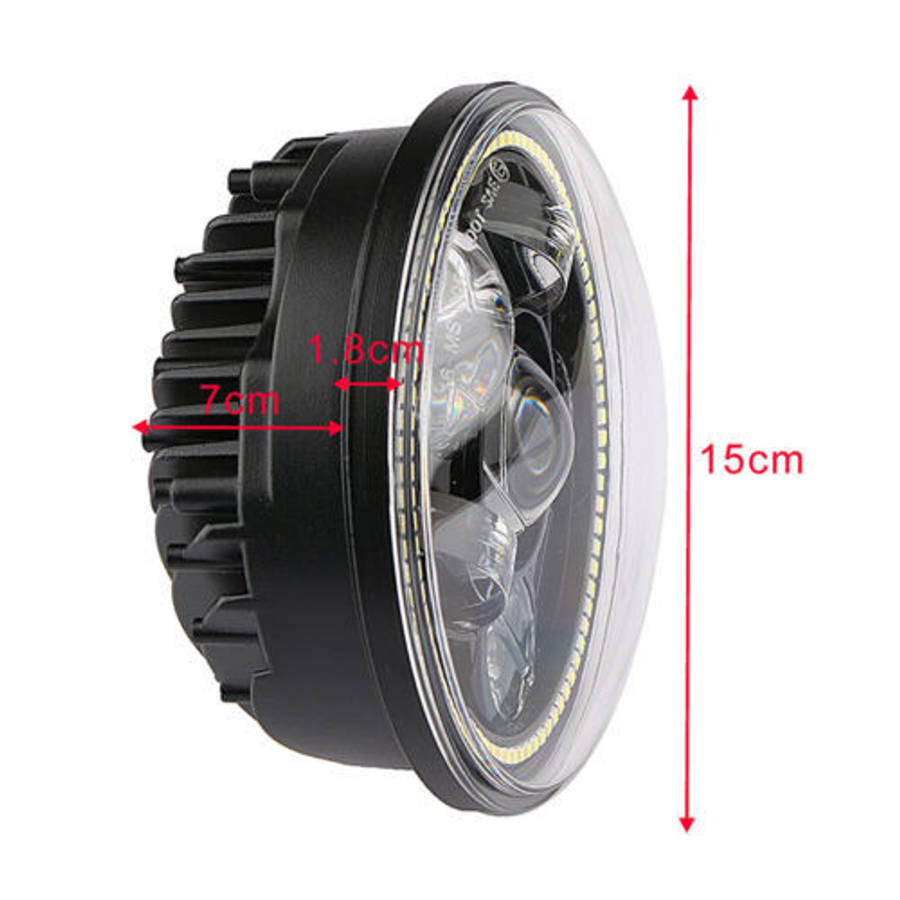 5 3/4inch LED Headlight with Halo DRL for Motorcycle Indian Scout 60 Bobber