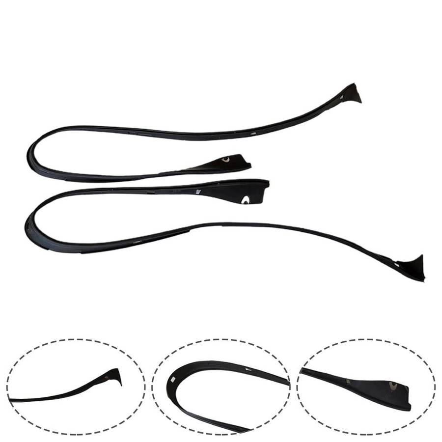 1 Pair Headlight Rubber Seal Trim Strip For Cayenne 2011 2012 2013 2014 New