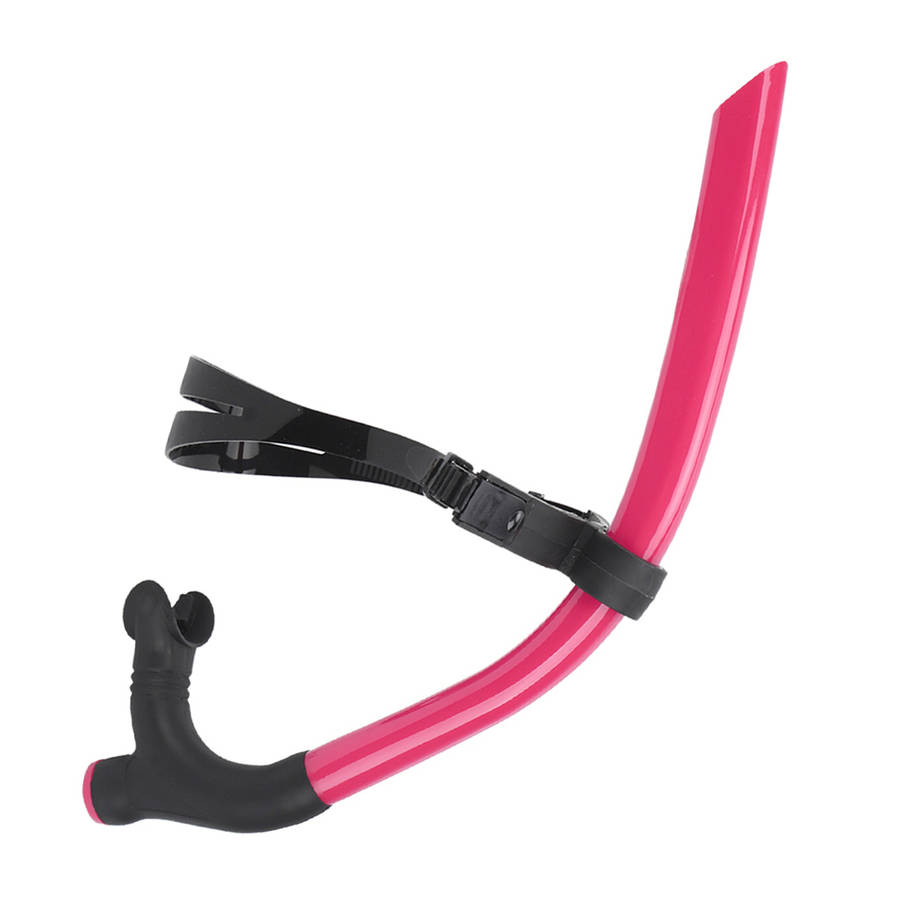 (Pink)Front Snorkel Breathing Tube Detachable Swimming Scuba For Snorkeling CH