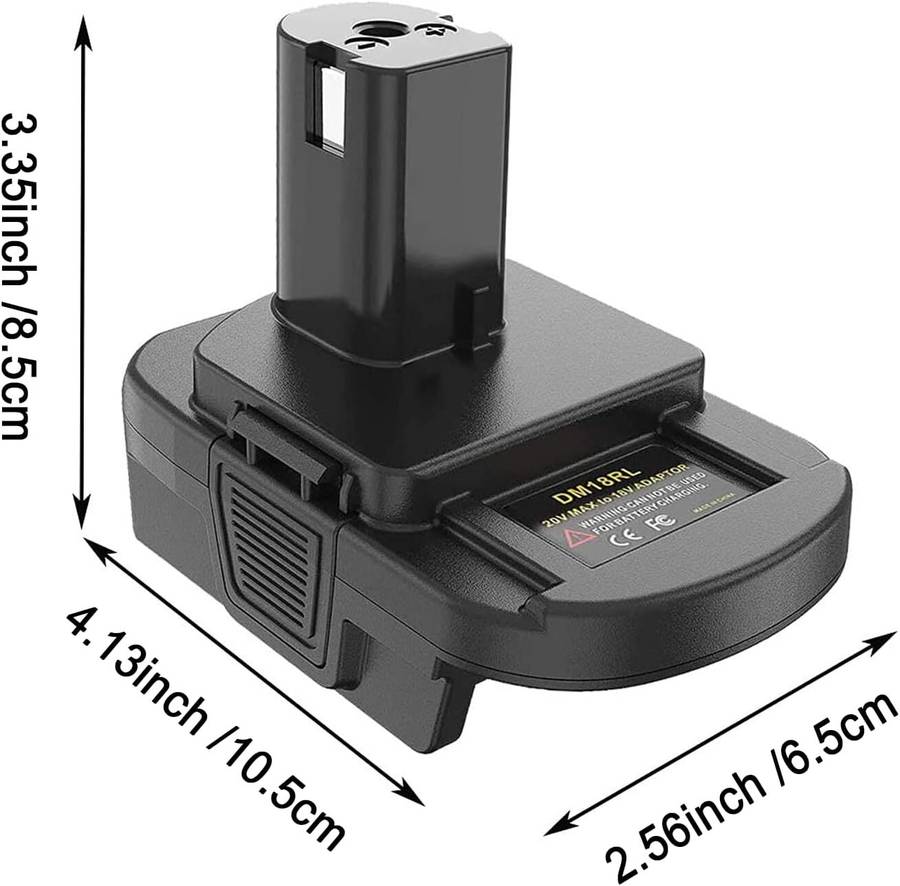 Adapter For DEWALT For Milwaukee 18V 20V Li-ion Battery Convert To for RYOBI