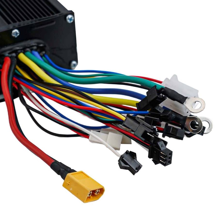 36V-52V E-bike Brushless Controller 1500W/2000W Intelligent 3-mode Sine Wave