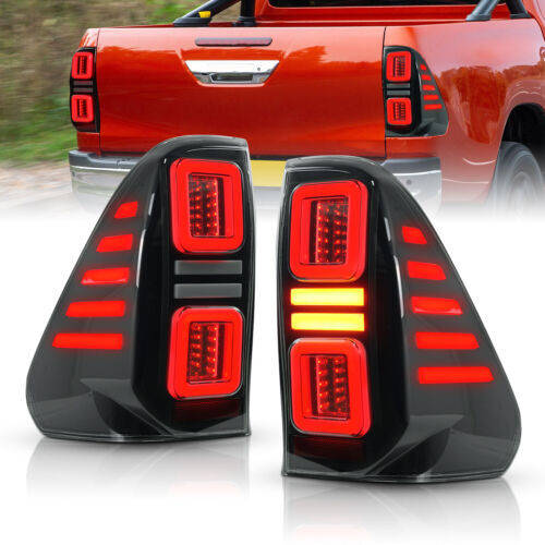 For Toyota Hilux/VIGO/REVO/CONQUEST 2015-2022 Pair LED Tail Lights Assembly