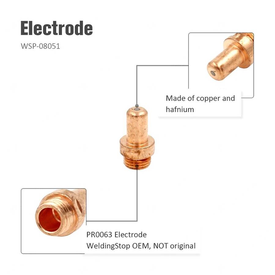 48 Pcs Replacement Eastwood-Versa, Cut Plasma Torch Consumables For CB70