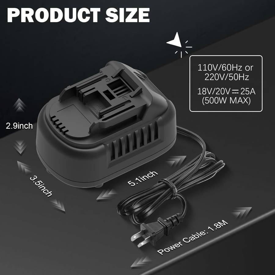 500W AC to DC Converter for Makita 18V Cordless Tools 110V to 18V Adapter Power