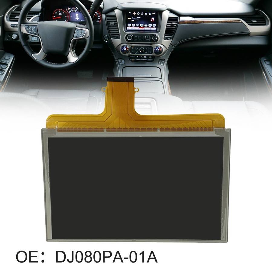 8Inch LCD W/-TOUCH SCREEN DJ080PA-01A Replacement Part For Chevrolet MYLINK