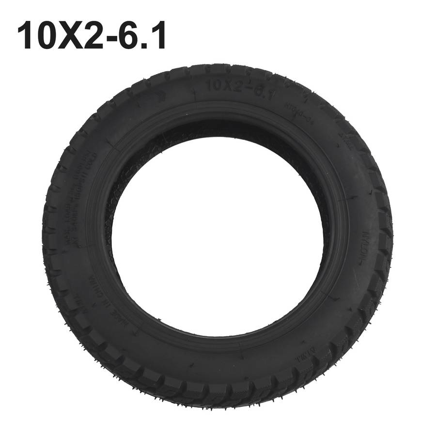 10 Inch 10x2-6.1 Tubeless Tyre Thickened Off-Road Tire Electric Scooter Refit
