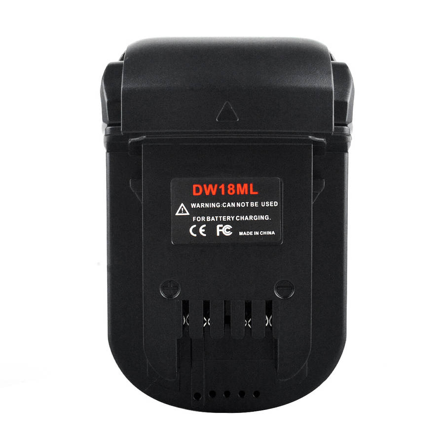 Battery Adapter for Dewalt 20V Li-on Battery to For Milwaukee 18V Battery DW18ML