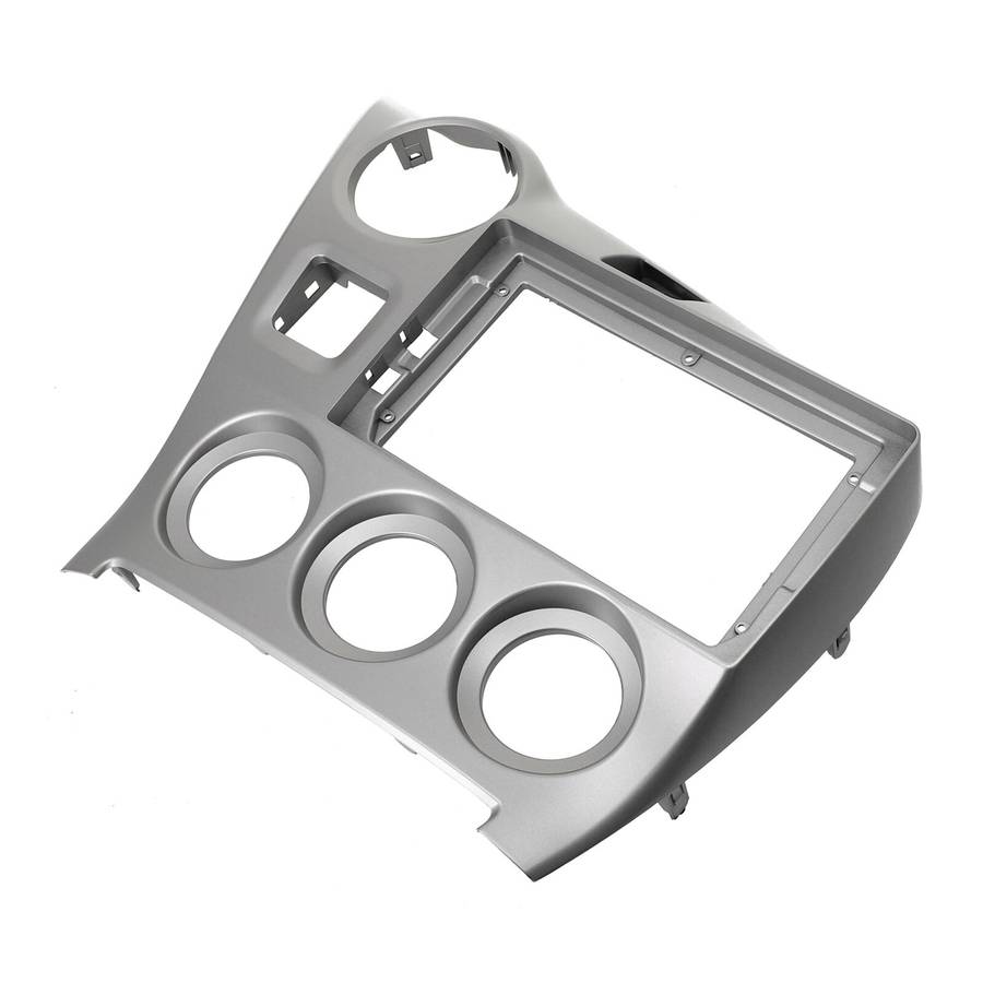 9-inch Car-Radio Stereo Fascia Frame Panel,Silver For Toyota For MATRIX 2009-14