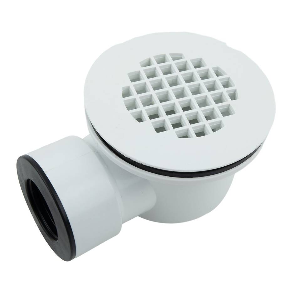Low Profile Shower Drain, 1.5" Side Outlet Drain Assembly