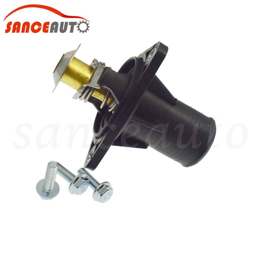 Engine Coolant Thermostat/Water Outlet Assembly For 02-08 Jaguar X-Type 3.0L-V6