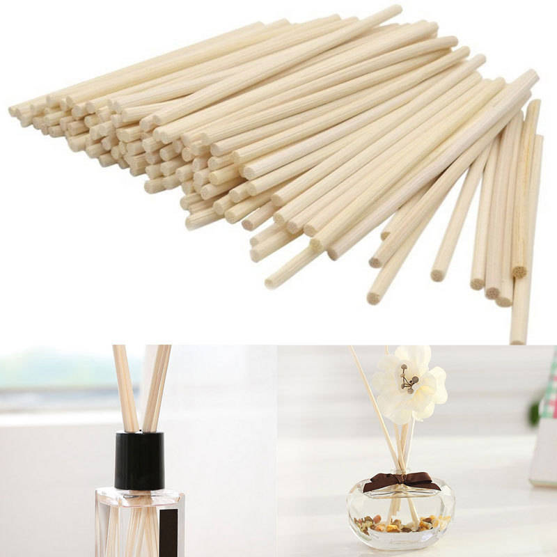 FREE SHIPPING - 100 Pcs Premium Rattan Reed Fragrance Oil Diffuser Replacement Refill Reed Stick