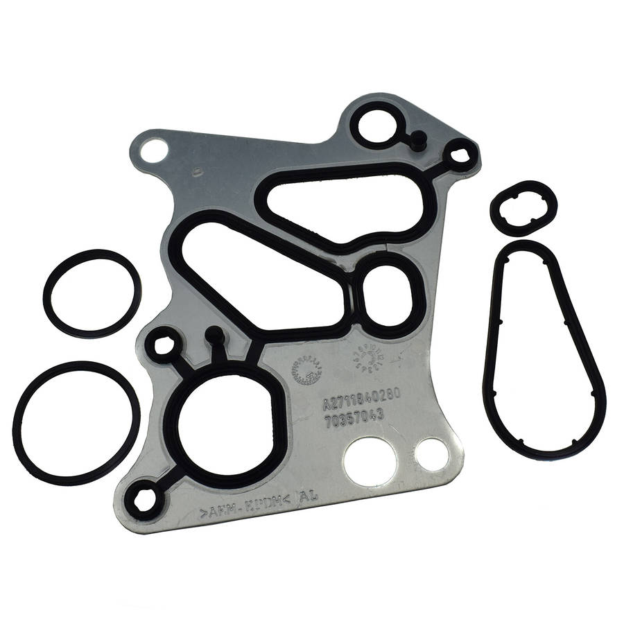 Oil Filter Housing Gasket &O-Rings Set For Mercedes M271 W204 C180 C200 E200 New